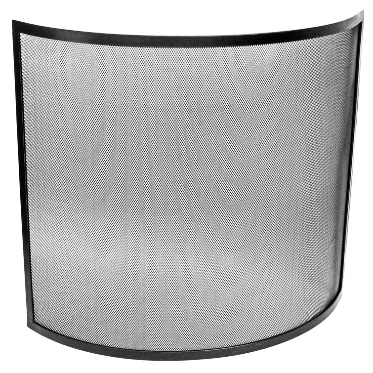 Symple Stuff Curved 1 Panel Steel Fireplace Screen & Reviews Wayfair.ie